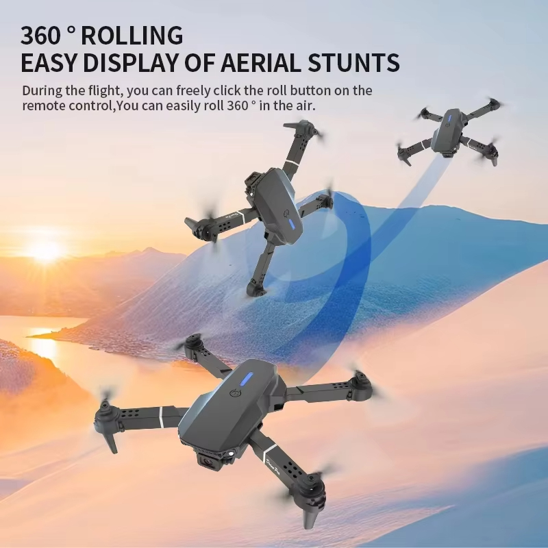 2026年新型E88ドローン 8K HDカメラ搭載 空撮 5 - Drone Ae Rc のレビューと価格