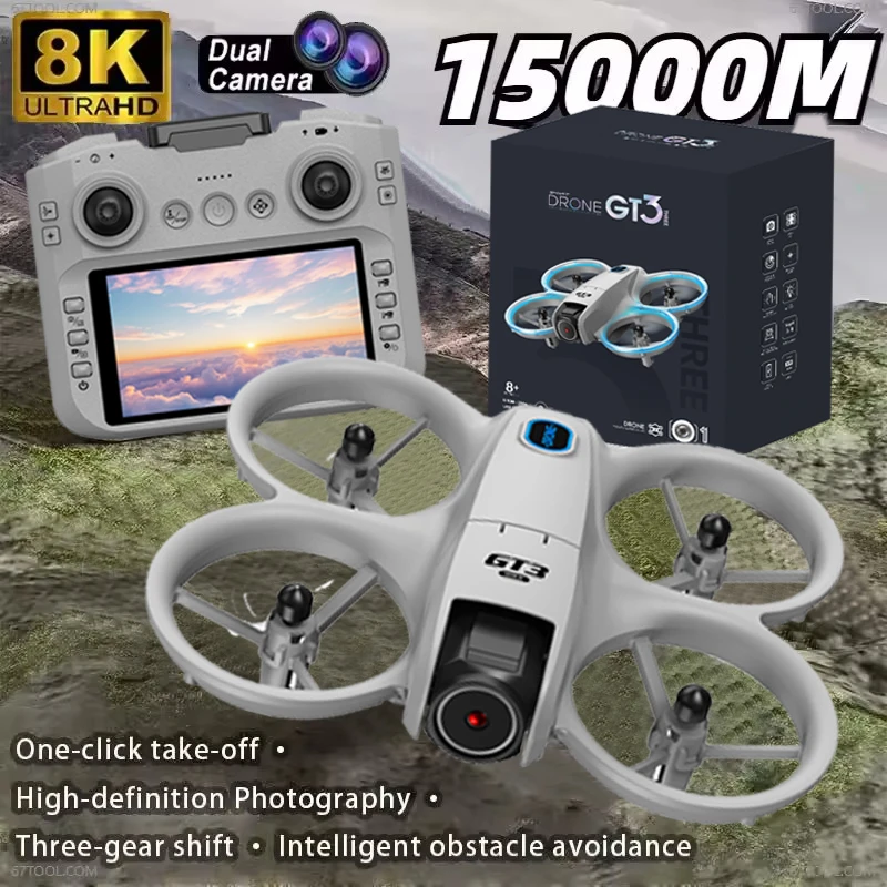 GT3 Max 光学フローGPS搭載ドローン、8K超高画質デ - Drone Ae Rc のレビューと価格