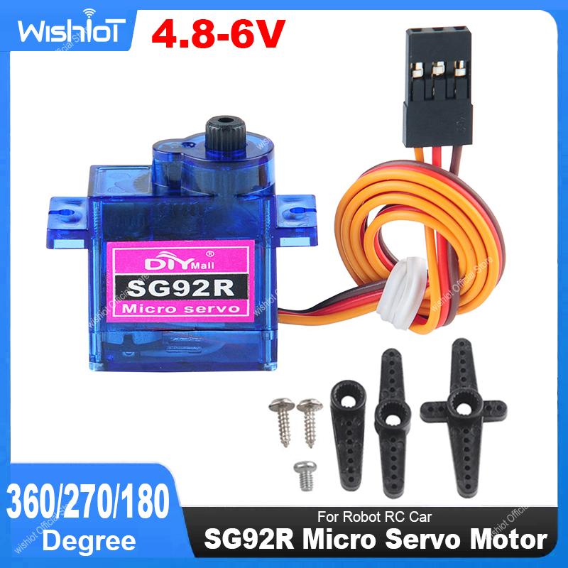 SG92R マイクロサーボモーター 4.8-6V 360/2 - Drone Rc Leading のレビューと価格
